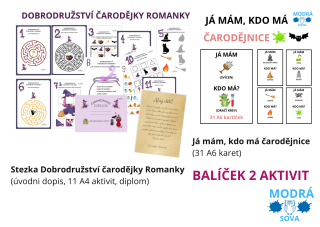 Stezka čarodějky Romanky + Já mám, kdo má čarodějnice